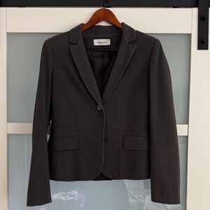 Calvin Klein Women's Charcoal Blazer